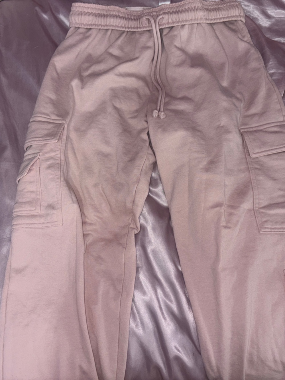 Garage Blush Pink Cargo Joggers